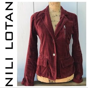 Nili Lotan Velvet Blazer